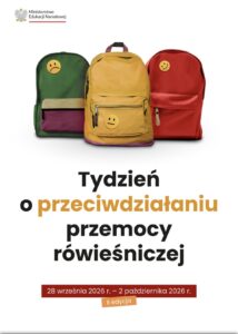 Tydzień o przeciwdziałaniu przemocy rówieśniczej - plakat1